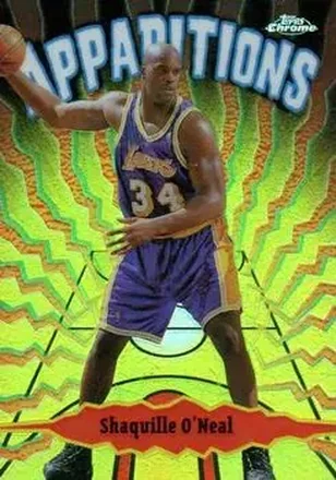 1998-99 Topps Chrome #A5 Apparitions Refractors Shaquille O'Neal