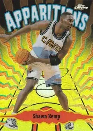 1998-99 Topps Chrome #A7 Apparitions Refractors Shawn Kemp