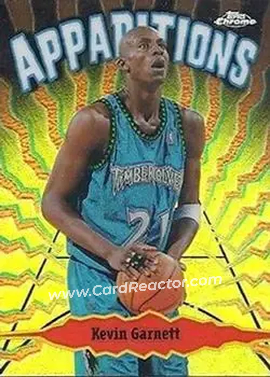 Front of Kevin Garnett