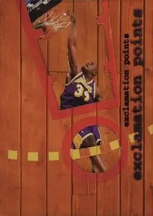 1998-99 Ultra #4 EP Exclamation Points Shaquille O'Neal