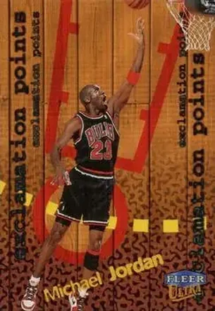 1998-99 Ultra #6 EP Exclamation Points Michael Jordan