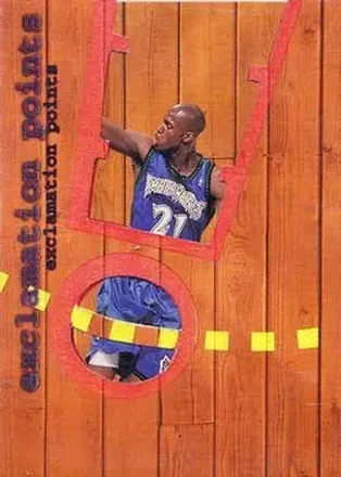 1998-99 Ultra #10 EP Exclamation Points Kevin Garnett