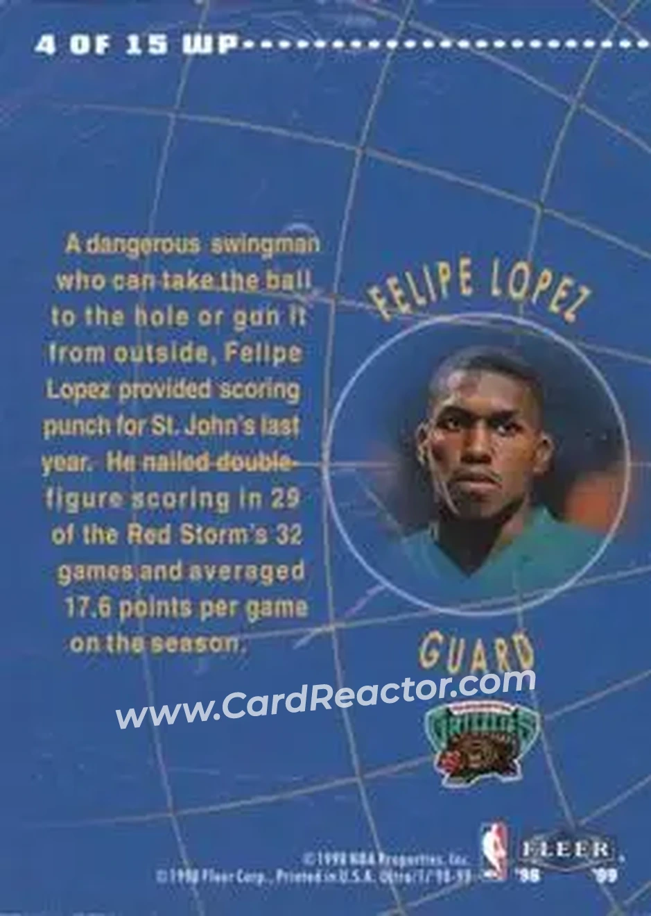 Back of Felipe López
