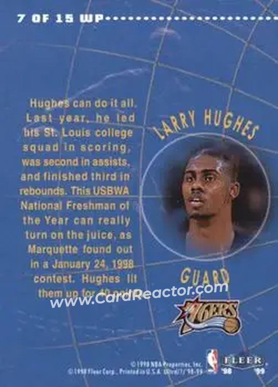 Back of Larry Hughes