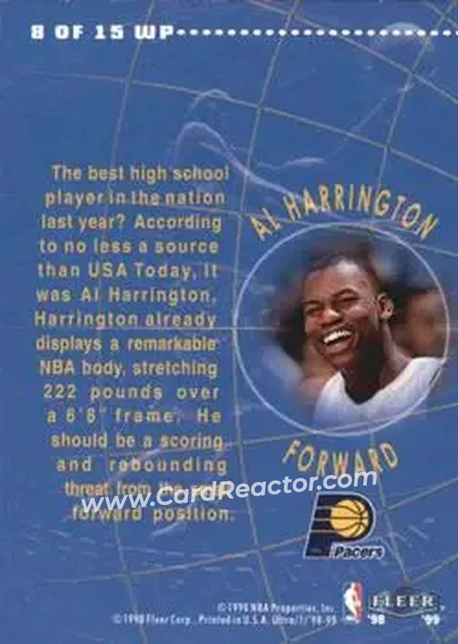 Back of Al Harrington