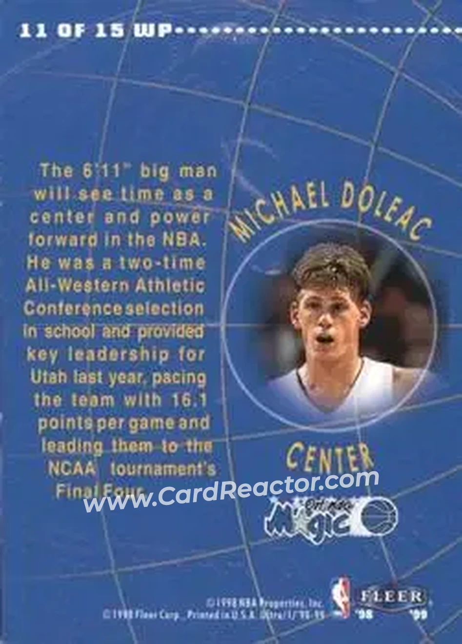 Back of Michael Doleac