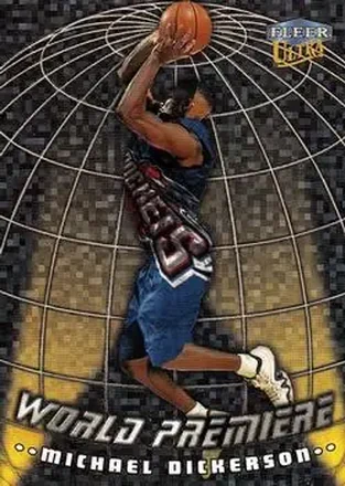 1998-99 Ultra #12 WP World Premiere Michael Dickerson