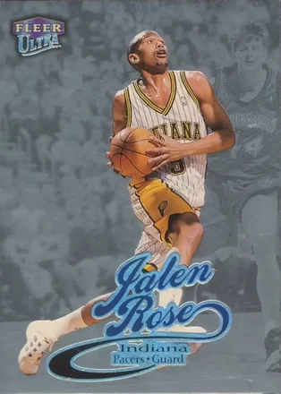 1998-99 Ultra - Platinum Medallion #12P - Jalen Rose - Indiana Pacers
