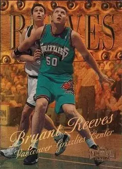 1998-99 Metal Universe - Precious Metal Gems #108 - Bryant Reeves - Vancouver Grizzlies