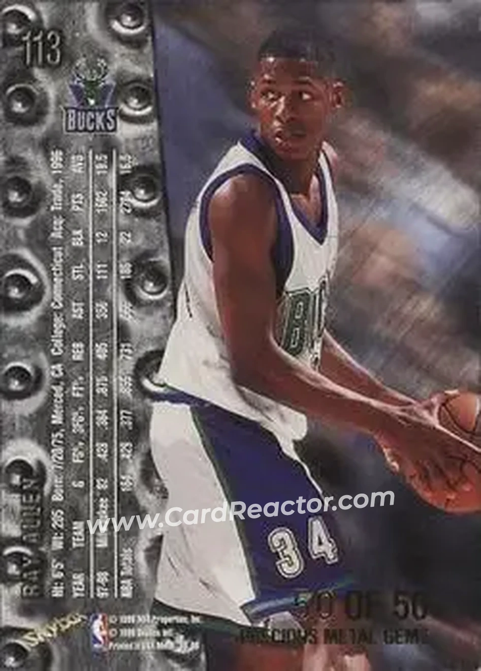 Back of Ray Allen
