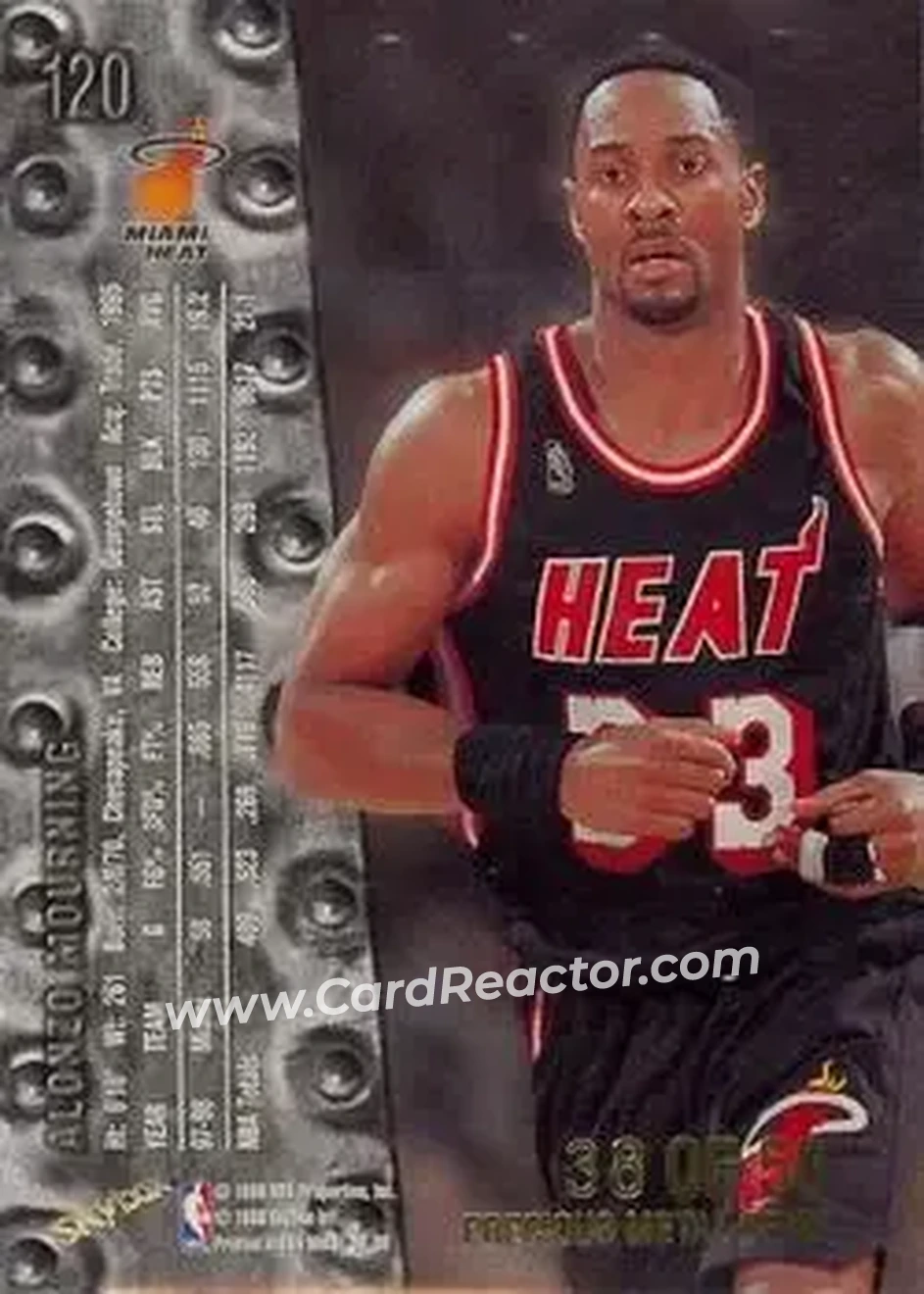 Back of Alonzo Mourning