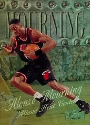 1998-99 Metal Universe #120 Precious Metal Gems Alonzo Mourning