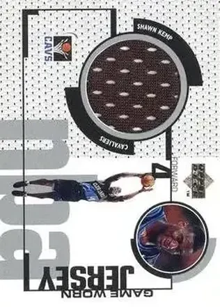 1998-99 Upper Deck - Game Worn Jerseys / Rookie Jerseys #GJ2 Shawn Kemp