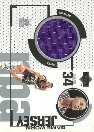 1998-99 Upper Deck - Game Worn Jerseys / Rookie Jerseys #GJ5 Ray Allen