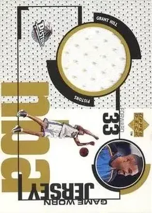1998-99 Upper Deck - Game Worn Jerseys / Rookie Jerseys #GJ11 Grant Hill