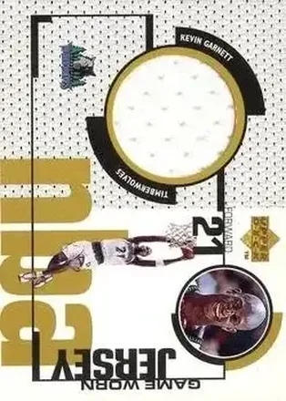 1998-99 Upper Deck - Game Worn Jerseys / Rookie Jerseys #GJ13 Kevin Garnett