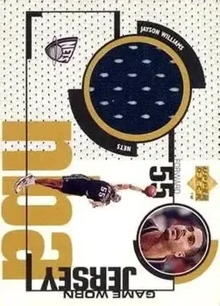 1998-99 Upper Deck - Game Worn Jerseys / Rookie Jerseys #GJ14 Jayson Williams