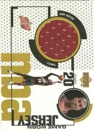 1998-99 Upper Deck - Game Worn Jerseys / Rookie Jerseys #GJ16 Gary Payton