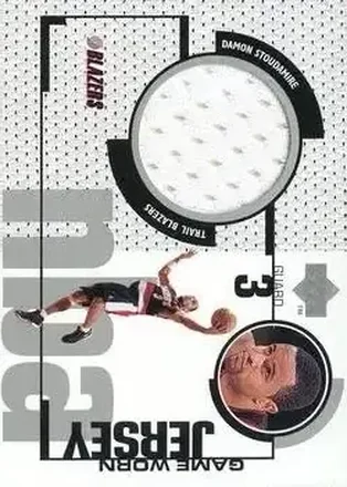 1998-99 Upper Deck - Game Worn Jerseys / Rookie Jerseys #GJ26 Damon Stoudamire