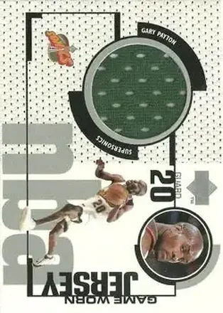 1998-99 Upper Deck - Game Worn Jerseys / Rookie Jerseys #GJ27 Gary Payton