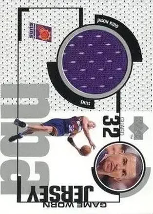 1998-99 Upper Deck - Game Worn Jerseys / Rookie Jerseys #GJ28 Jason Kidd