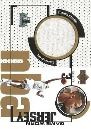 1998-99 Upper Deck - Game Worn Jerseys / Rookie Jerseys #GJ33 Stephon Marbury