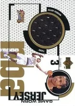 1998-99 Upper Deck - Game Worn Jerseys / Rookie Jerseys #GJ35 Allen Iverson