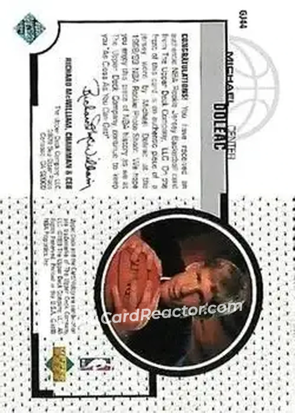 Back of Michael Doleac