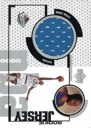 1998-99 Upper Deck - Game Worn Jerseys / Rookie Jerseys #GJ49 Bonzi Wells