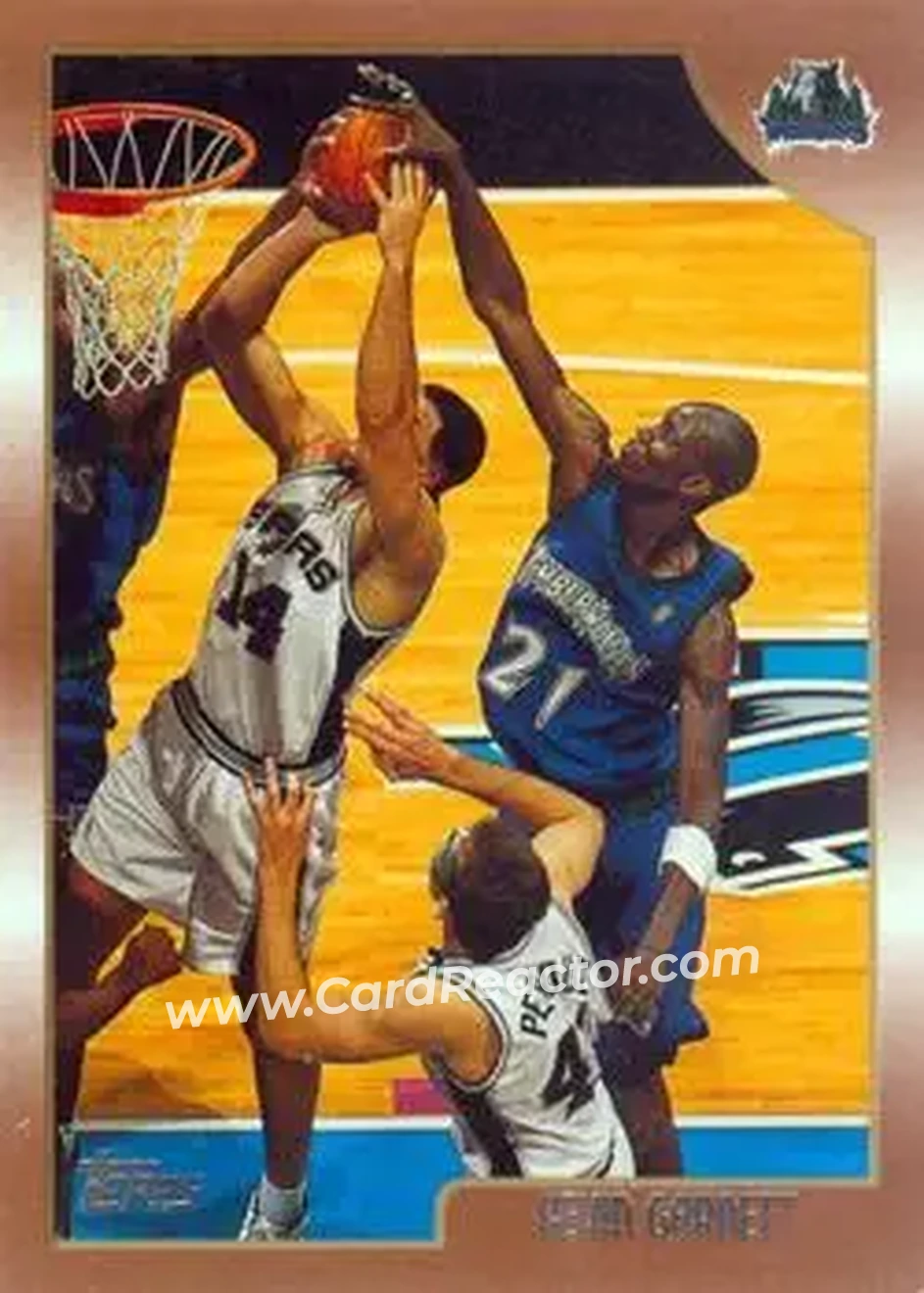 Front of Kevin Garnett