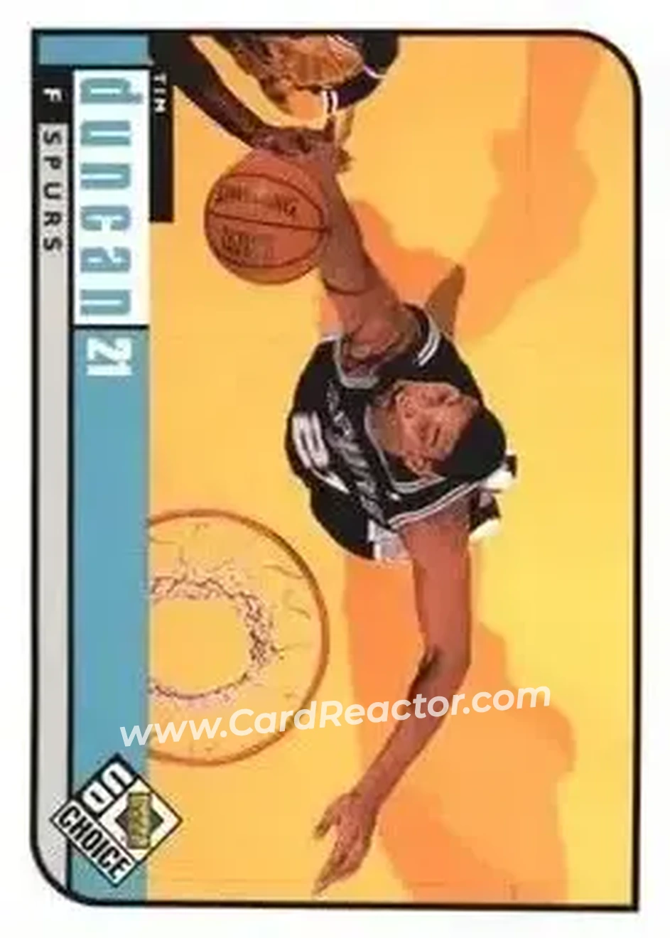 Front of Tim Duncan