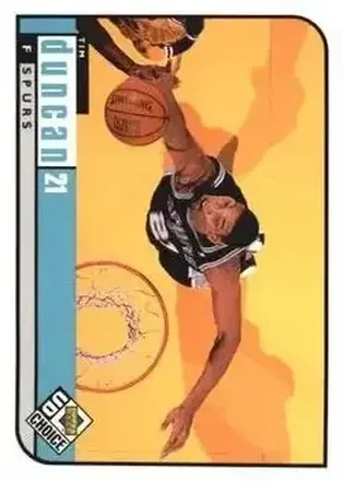 1998-99 UD Choice #126 Tim Duncan