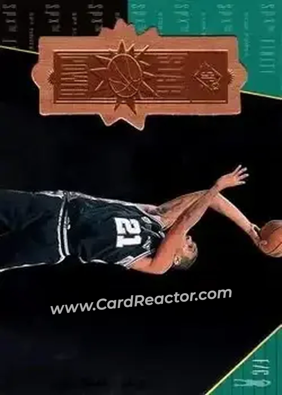 Front of Tim Duncan