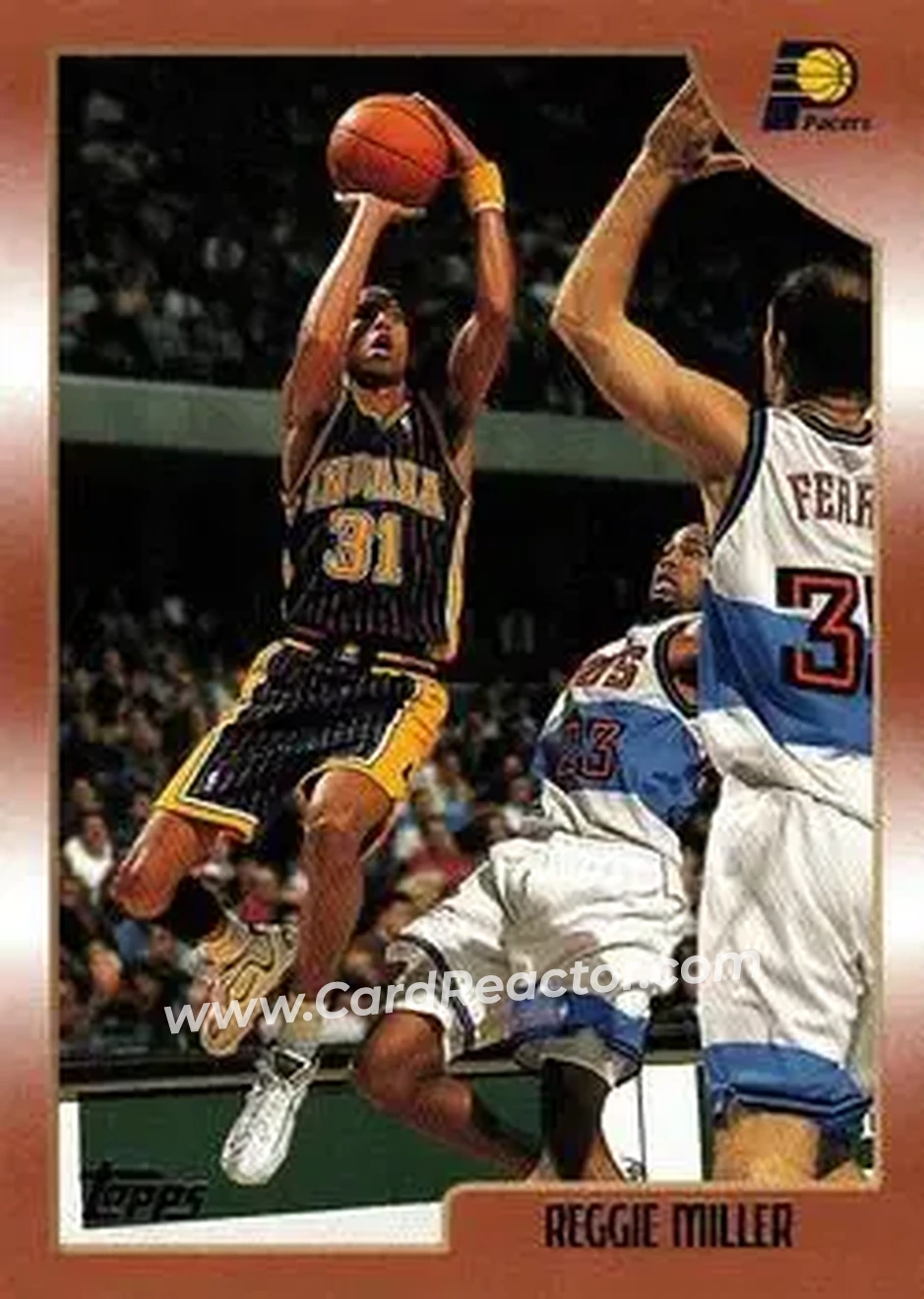 Front of Reggie Miller