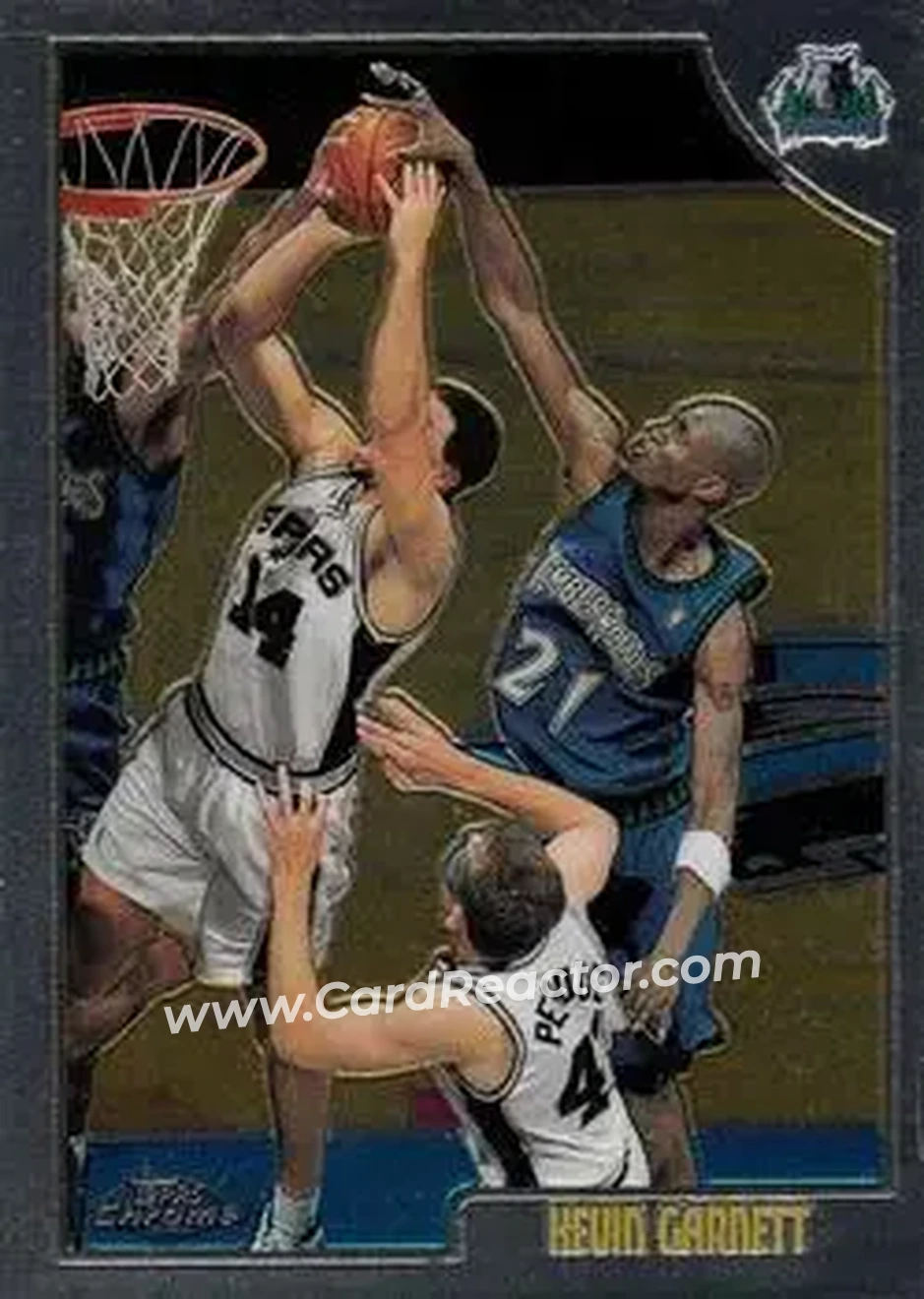 Front of Kevin Garnett