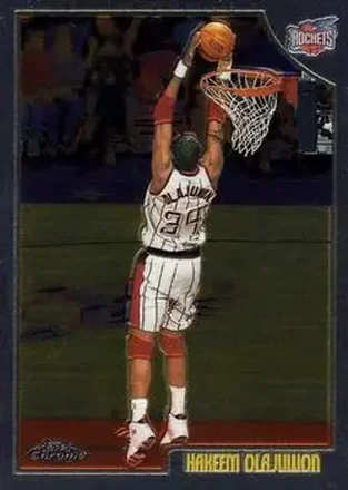 1998-99 Topps Chrome #132 Hakeem Olajuwon