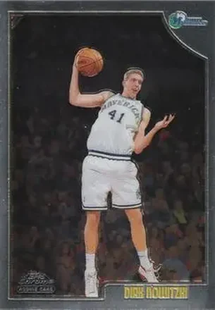 1998-99 Topps Chrome #154 - Dirk Nowitzki - Dallas Mavericks