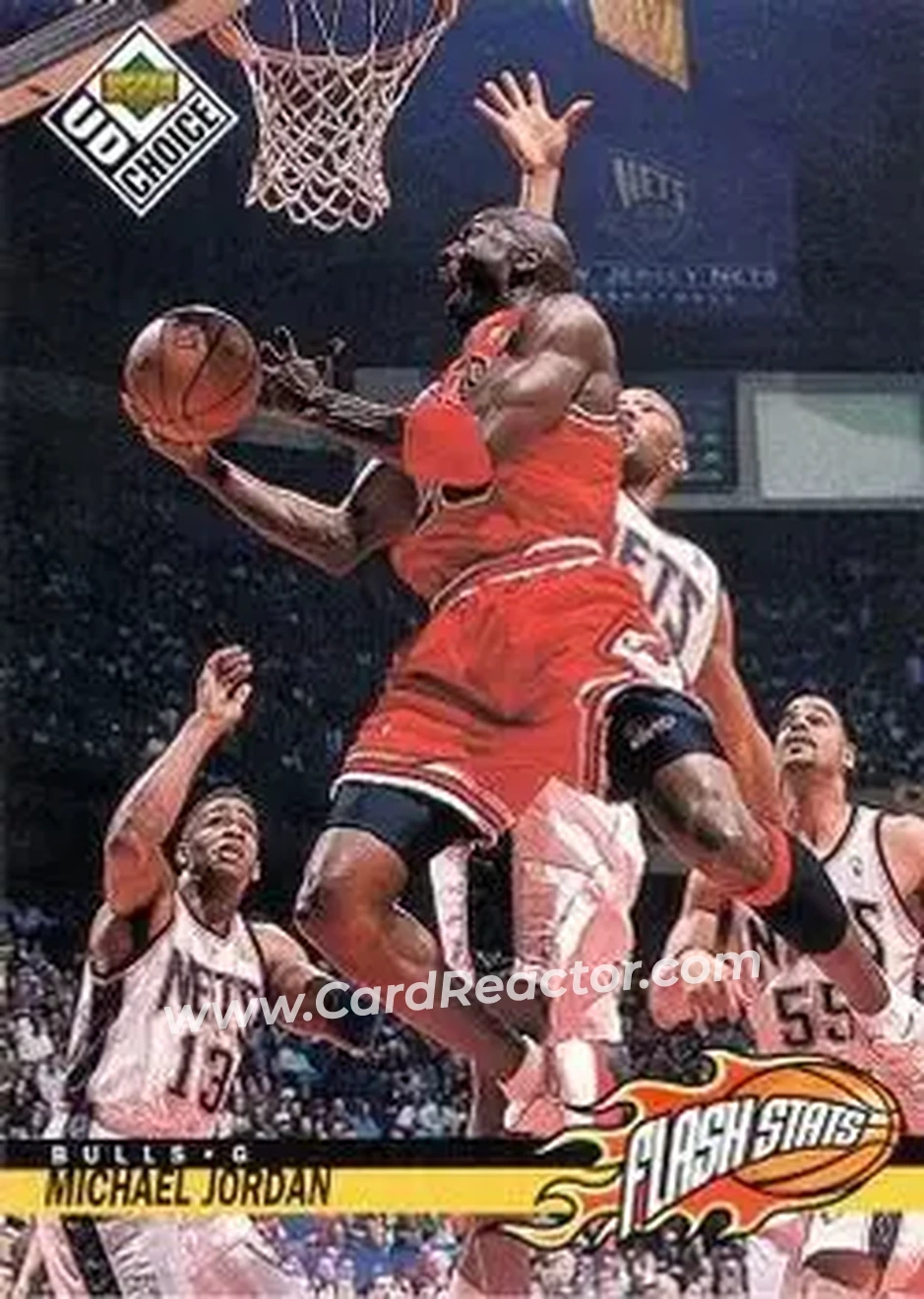 Front of Michael Jordan