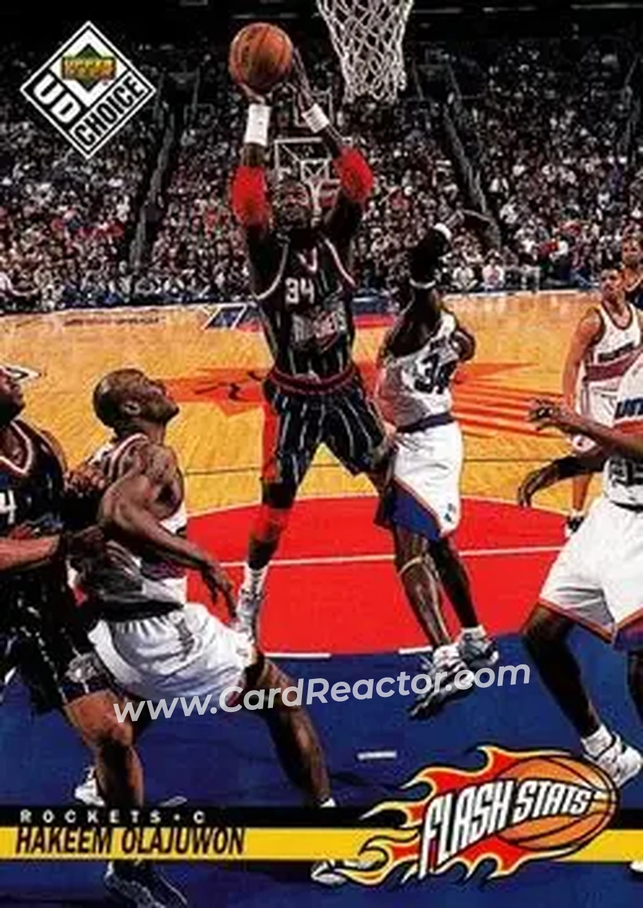 Front of Hakeem Olajuwon