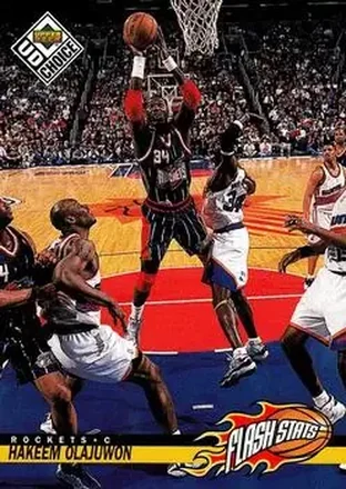 1998-99 UD Choice #165 Hakeem Olajuwon