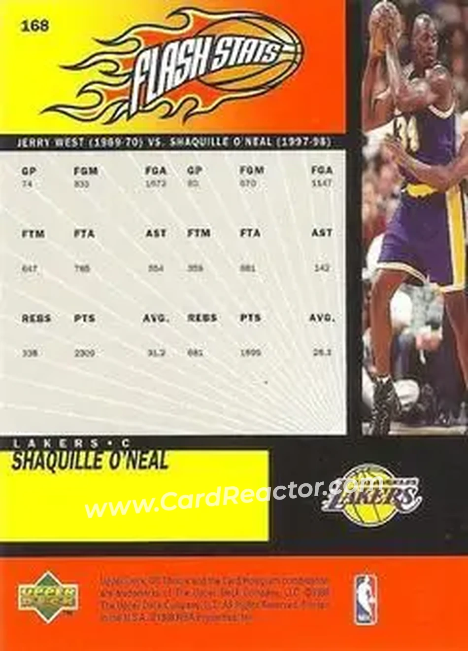 Back of Shaquille O'Neal