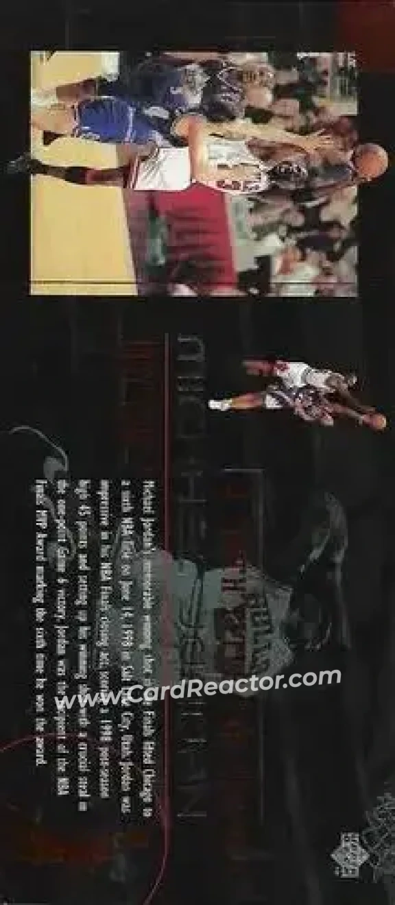 Front of Michael Jordan