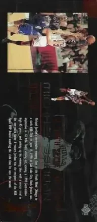 1999 Upper Deck Michael Jordan Career Collection #CC6 Bonus Blow-Up Michael Jordan