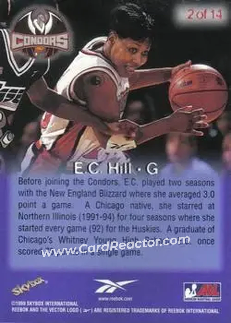Back of E.C. Hill