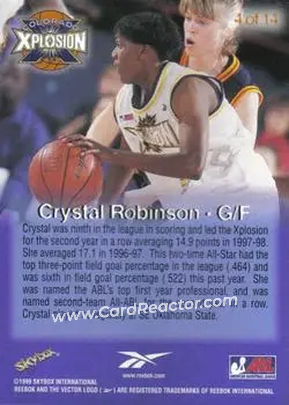 Back of Crystal Robinson