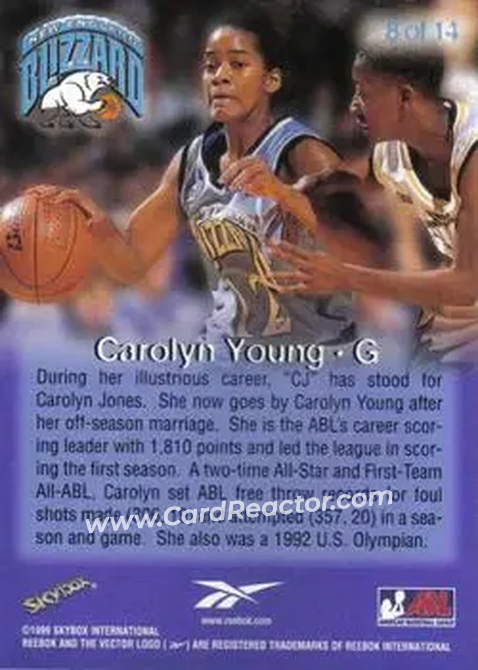 Back of Carolyn Young