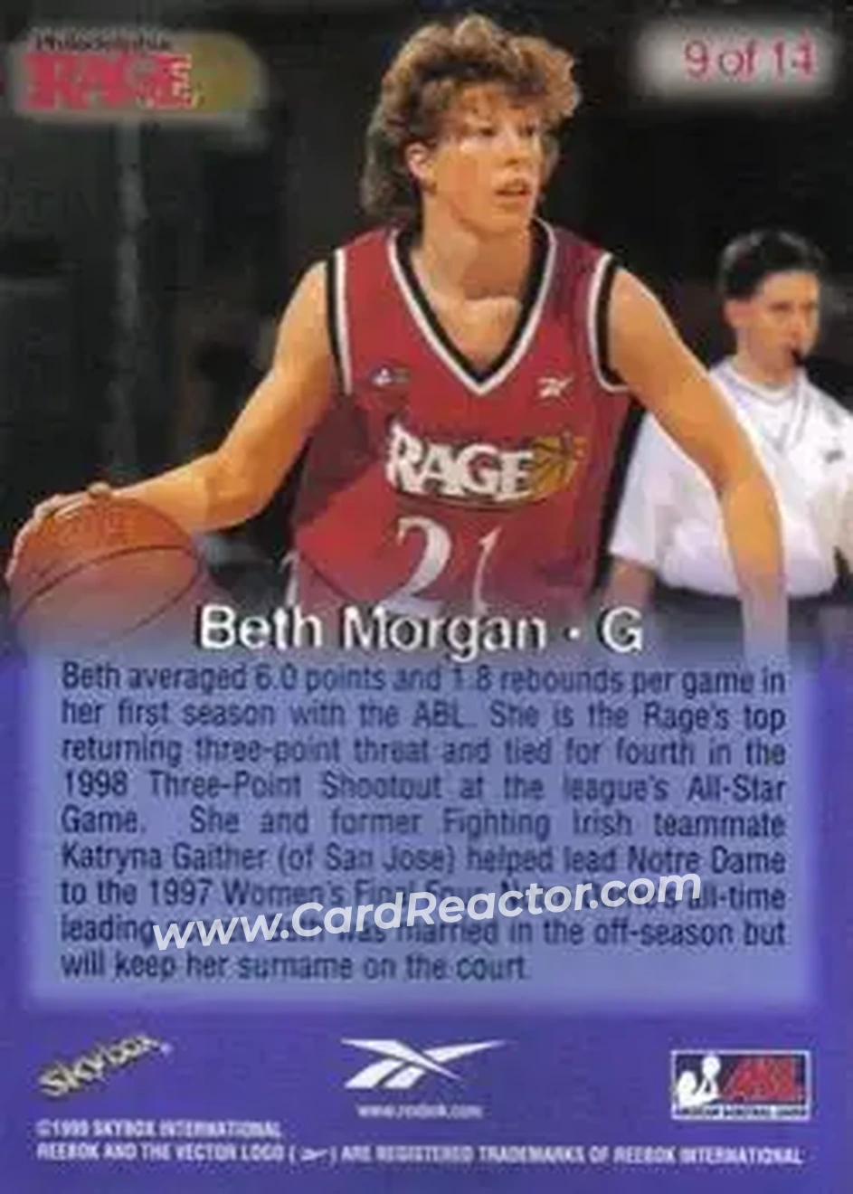 Back of Beth Cunningham