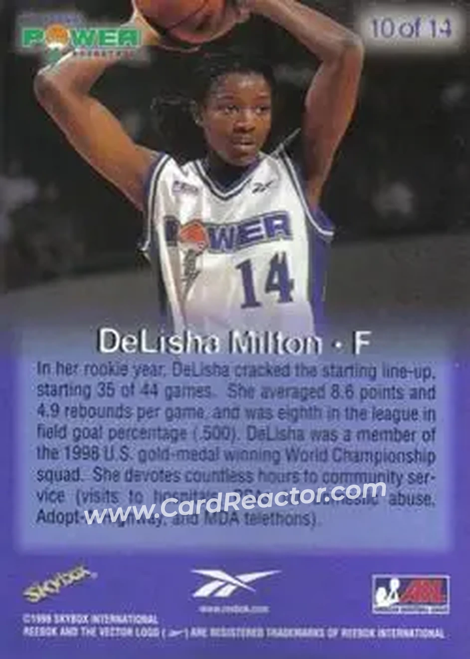 Back of Delisha Milton-Jones