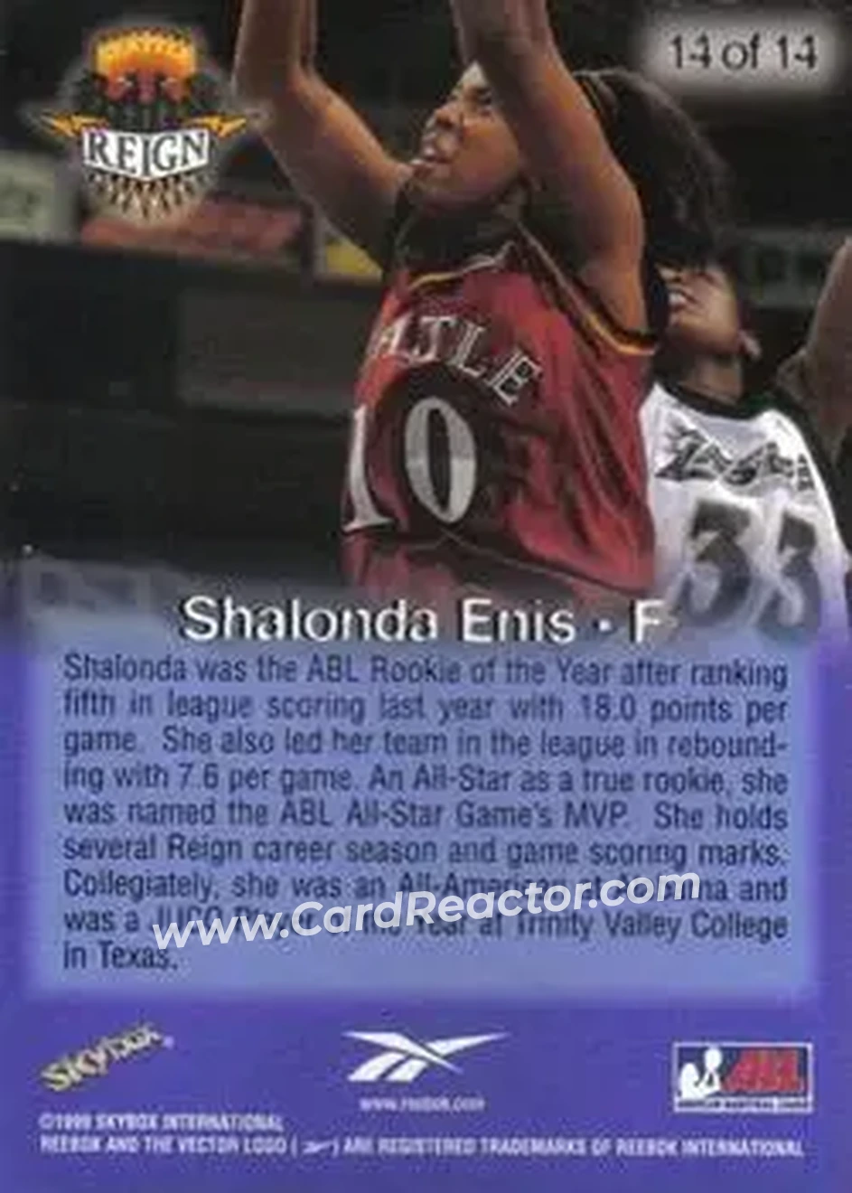 Back of Shalonda Enis