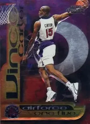 1999-00 Fleer Force #12 AF Air Force One Five Vince Carter